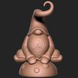 8.jpg Garden Gnome with base
