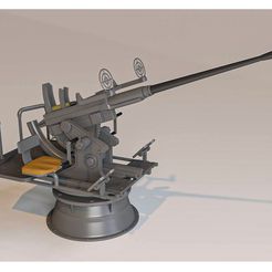 Bofors-40-mm-3D.jpg Bofors 40 mm scale 1/16th scale Antiaircraft Model to assemble