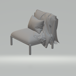1.png STL-Datei Stuhl klassisch・3D-druckbare Vorlage zum herunterladen