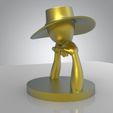 untitled.312.jpg Woman Hat Planter - STL for 3D printing
