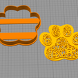 img huella completa 2.png dog fingerprint mandala cookie cutter - dog print mandala cookie cutter