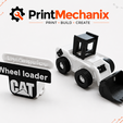 6.png Wheel Loader Print Card / 3D Printable STL Model