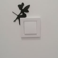 tündér1.jpg STL file Fairy lightswitch decor・3D printable model to download