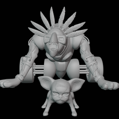 Iggy.png STL file Iggy / The Fool Jojo Figures・3D printer model to download