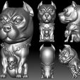 Pit Bull 3D STL file printable Bully model for 3D printer.jpg Pit Bull 3D STL file printable Bully model