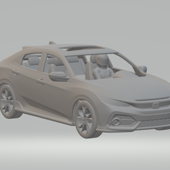 1.png STL file civic 2017・3D print model to download