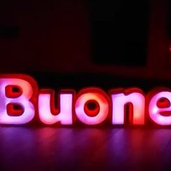 Screenshot_1.jpg Free STL file Buone Feste WS2812 led・3D printer design to download