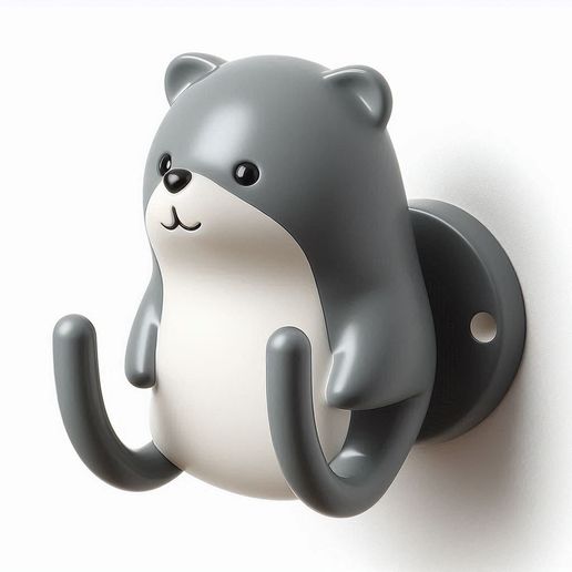 Wall Mounted Mouse Hook Holder for Cable and Desk