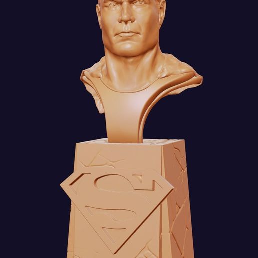 🦸‍♂️ Superman bust - Classic DC Comics Character・ STL File for ・Cults