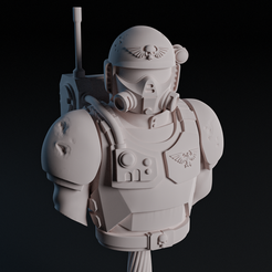 Special_operation_unit_cults_2.png Free 3D file Special Operation Unit Bust - Thanks!・Model to download and 3D print