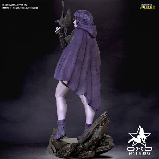 OXO3D_Figures_Raven_05.jpg Raven Tabletop Miniature Figure
