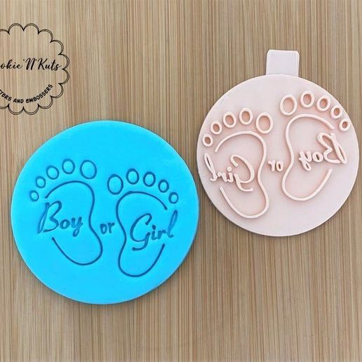 Boy or a Girl Cookie Cutter 3D model