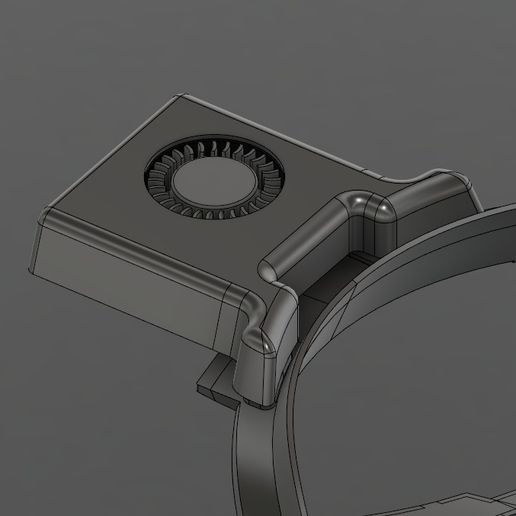Oculus rift CV1 fan mod 3D model