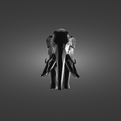 изображение_2022-06-30_163614694.png STL file Mammoth figurine low poly /COMMERCIAL LICENSE/・3D printer model to download, Zhyve