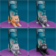 Phone_stands.png Horace, the desktop kitten  (Support-Free / Multicolor)