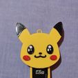 IMG_20230821_005702.jpg Pokemon Pikachu, Squirtle, Charmander Bulbasaur keychain with SD slot