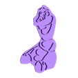 olaf_detalles.stl Archivo STL gratuito Cookie cutter personaje congelado・Design para impresora 3D para descargar