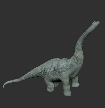 DIPLODOCUS - 3D model önizlemesi