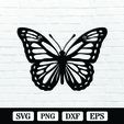 1.jpg Butterfly Metal Wall Art Laser Cut Files