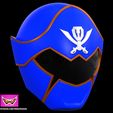 3.jpg Gokaiger Blue Helmet Cosplay STL