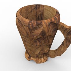mug 2b 2.jpg Download STL file Mug for beer • 3D print template, kileman