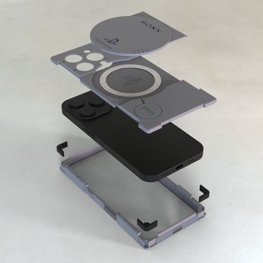 📱 PS1 iPhone 15 pro case・ STL File for 3D printing・Cults