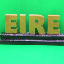 Eire Stand pic g bg.jpg Fichier STL gratuit Eire Stand・Modèle à télécharger et à imprimer en 3D
