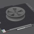 Bambu-Slicer-View.jpg 3D Printable Replacement Wheels for Scheppach Kompressor - Ø205mm/Ø10mm/58mm