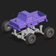 1-08.jpg Modular Monster Truck Toy - 3D Printable Assembly Kit