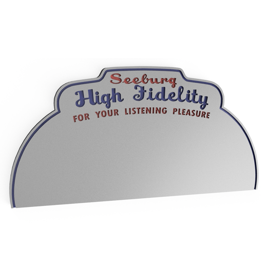 Seeburg-High-Fidelity.png Декоративная панель Seeburg для настенной коробки 3W1