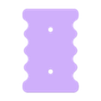 Bottom Decore Purple Back center decore.stl Hover Board floating shelf Muti part