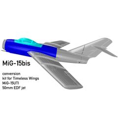 square_MiG15bis.jpg Archivo 3MF gratis CONVERSION MiG-15bis para Timeless Wings MiG-15UTI para EDF de 50mm・Modelo para descargar y imprimir en 3D