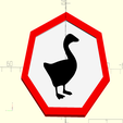 openscad_2019-12-06_22-18-32.png Untitled Goose Sign and Base [Customizer]