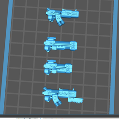 1.png Free STL file Ural Pattern Heresy weapons pack・3D printable object to download