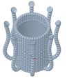 osmi03v1-03.jpg vase cup vessel octopus omni03v1 for 3d-print or cnc