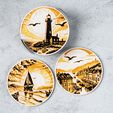 coastal-village-coasters-4-3-03.jpg Sous-verres Coastal Village