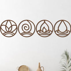 4-element-wall-decor-3.png 4 Elements Wall Decor, Wall Art - Easy To Print