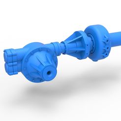 1.jpg Fichier 3D Essieu traîné Diecast Turbonique Turbo Échelle 1:25・Plan imprimable en 3D à télécharger
