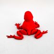 IMG_4917.jpg The Rock Flexi Toad Frog articulated print-in-place no supports Dwayne Johnson