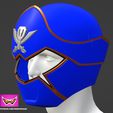 6.jpg Gokaiger Blue Helmet Cosplay STL