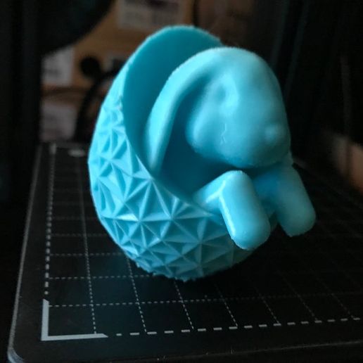 IMG_2799[1.JPG Archivo STL gratis Cute Rabbit in a Geometric Egg!・Objeto de impresión 3D para descargar, MakerMathieu