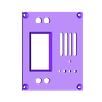 psu_plate.stl Mobile soldering station and power supply powered by makita battery