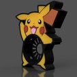 picachu2.jpg Base for Alexa in the shape of Pikachu