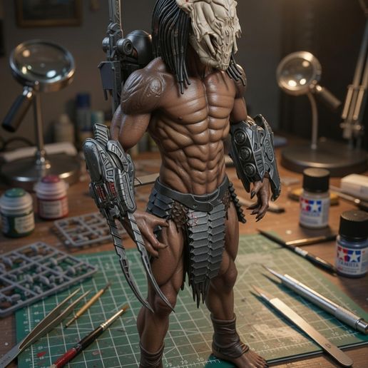 Feral Predator "Prey" (2022) - Ultra-Detailed 1:10 Scale Statue