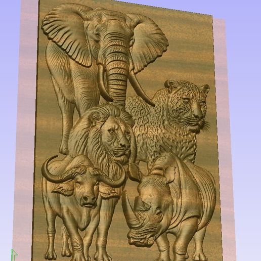 African big five stl