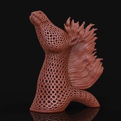 HerMajesy_Voronoi.jpg Free STL file Her Majesty - Arabian Horse・Object to download and to 3D print