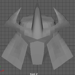 Captura-de-pantalla-6.png STL file TMNT 2003 ch'rell shredder helmet・3D printing idea to download