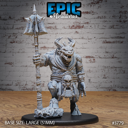 3D file Onyx Statue Demon ‧ DnD Miniature ‧ Tabletop Miniatures