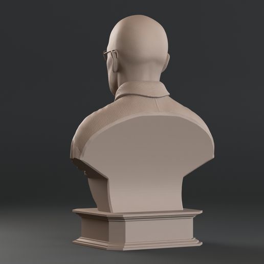 008.jpg Jacques Derrida Bust Sculpture