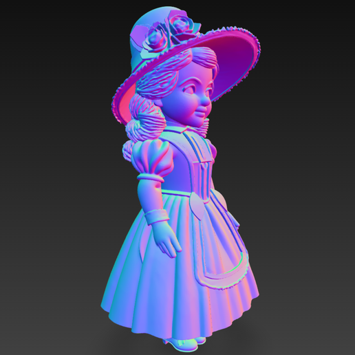 🎨 Victorian Doll 01・ STL File for 3D printing・Cults